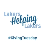 Lakers Helping Lakers #GivingTuesday White
